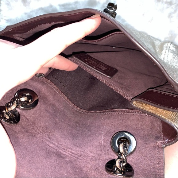 Coach light gold backpack purse - Picture 5 of 6